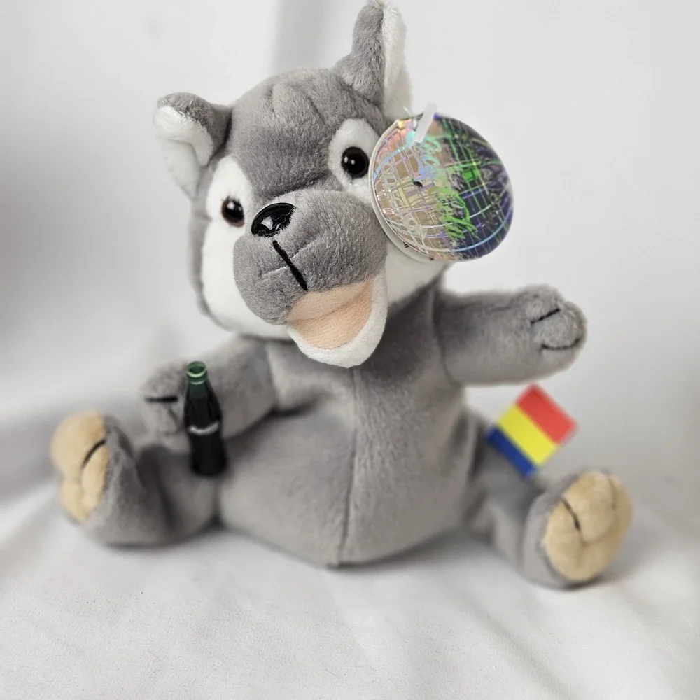 Lot of 6 Coca-Cola Plush‎ Animals